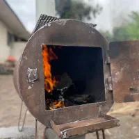 باربیکیو آتش دان جنگلی زغالی سنتی