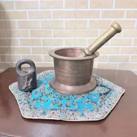 هاون مسی و دسته برنجی ۶۰ساله