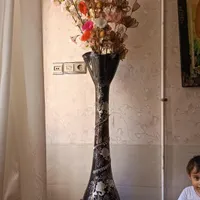گلدان به همراه گل مصنوعی|مجسمه، تندیس، ماکت|محمدشهر, |دیوار
