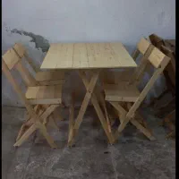 میز چوبی تاشو نو|میز و صندلی غذاخوری|لنگرود, |دیوار