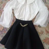 شومیز ودامن عروسکی مجللسی دخترانه