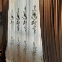 پرده فلت پارچه ترک نونوبا|پرده، رانر، رومیزی|تهران, مجیدیه|دیوار