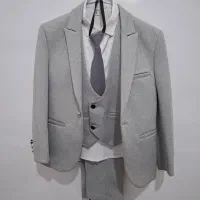کت وشلوار وجلیقه وپیراهن وکفش پسرانه