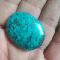 فیروزه با عقیق سبز