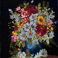 تابلو فرش ابریشم