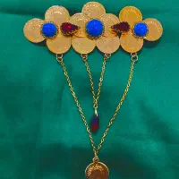 گل سینه قفل سخمه برنجی|صنایع دستی و سایر لوازم تزئینی|جوانرود, |دیوار