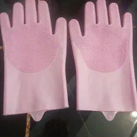 دستکش سیلیکونی صورتی