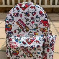 کوله و جامدادی ست طرح Hello Kitty|کیف، کفش، کمربند|اصفهان, آزادگان|دیوار