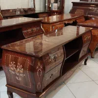 میز تلویزیون معرق چوبی و مازول آنتیک کار دست