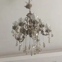 لوستر برنزی ۱۰ شعله