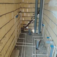 لوله کشی آب و فاضلاب و نصب شیر آلات|خدمات پیشه و مهارت|بومهن, |دیوار