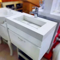 روشویی سفید کابینتی انتی باکتریال