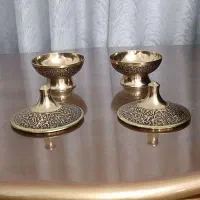 قندان برنزی مدل طاووس|ظروف سرو و پذیرایی|تهران, خاک سفید|دیوار