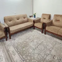 مبل راحتی با چوب راش با فوم 35 سانتی