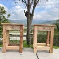 کنسول عتیقه چوبی سبک بوهو چوب بلوط گردو افرا نارون