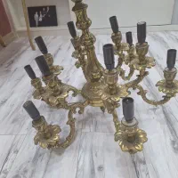لوستر برنز اصل|لوستر و چراغ آویز|ارومیه, |دیوار