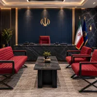 میز اداری نیم ست و صندلی گردان