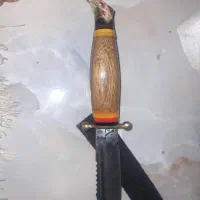 چاقوی دسته چوبی قدیمی