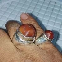 انگشتر نقره عقیق کهنه