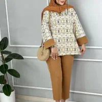 ست شومیز مانتویی شلوار