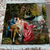 تابلو فرش دست باف ابریشم