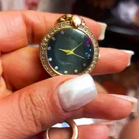 ساعت مچی Quartz باطری آمریکایی بند استیل طلایی