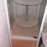 ویترین چهارطبقه گردان|بوفه، ویترین، کنسول|فریمان, |دیوار