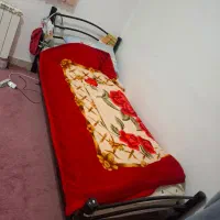 تخت فلزی تک نفره باتشک|تخت و سرویس خواب|رشت, کوی مهر|دیوار