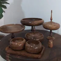 ظروف پذیرایی چوب گردو (اقساط ۹ ماهه)