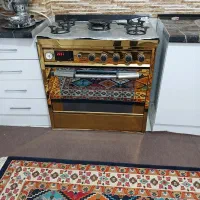 اجاق گاز صفحه شیشه درحد نو