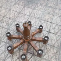 لوستر۸شاخهچوبی|لوستر و چراغ آویز|ری, علایین|دیوار