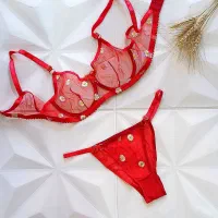 ست شورت سوتین لباس زیر گل بابونه توری|لباس|اصفهان, شهرک کاوه|دیوار