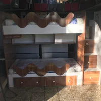 تخت خواب دوطبقه رویا|تخت و سرویس خواب|کرمان, |دیوار