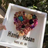 تابلو گل جاودان|تابلو، نقاشی، عکس|قم, باسکول|دیوار