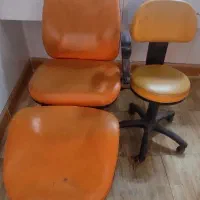 دو عدد صندلی آرایشگاه