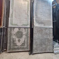 قالیچه الهیه فرش اتاق ۴ متری عسلی بژ سبز