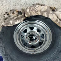 چهار حلقه رینگ و لاستیک گل درشت پاترولی