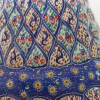 گلدان مینا کاری استاد مرتضی اسماعیلی مناسب کادو|صنایع دستی و سایر لوازم تزئینی|تهران, شهرک محلاتی|دیوار