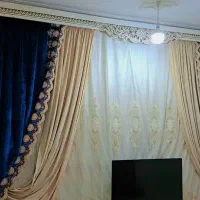 پرده|پرده، رانر، رومیزی|کاکی, |دیوار