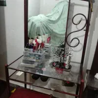 سرویس تخت دونفره و میز آرایش فرفوژه سالم|تخت و سرویس خواب|اهواز, بهشت آباد|دیوار