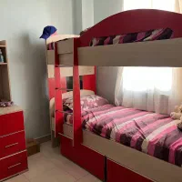 تخت خواب دو طبقه|تخت و سرویس خواب|باغستان, |دیوار