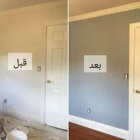 کلیه کارهای نقاشی و رنگ امیزی ساختمان|خدمات پیشه و مهارت|گرگان, |دیوار