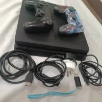 PS4 اسلیم +یک دسته اضافه+فلش+بازی|کنسول، بازی ویدئویی و آنلاین|شهرکرد, |دیوار