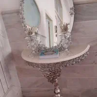 آینه شمعدان برنز