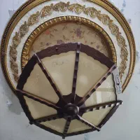 چهار عدد لوستر چوب روس|لوستر و چراغ آویز|شهریار, سقرچین|دیوار