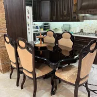 میز ناهارخوری ۶ نفره چوب راش و شرکتی درحدنو