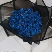 دسته گل روبانی