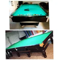 میز بیلیارد شارجمع کن و اسنوکر استیل بلک خارجی