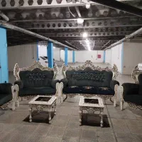 مبل سلطنتی 7 نفره همراه با گلمیز|مبلمان خانگی و میز عسلی|شیراز, شهرک گلستان|دیوار