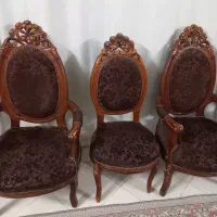 صندلی چوبی بادسته|مبلمان خانگی و میز عسلی|اصفهان, سرچشمه|دیوار